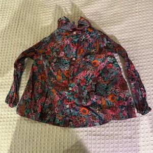 Jacadi Kids Floral Shirt - Pink, Blue, Orange
